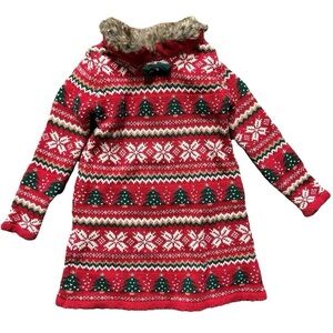 Tommy Bahama Toddler Girl Christmas Sweater Dress Size 2T